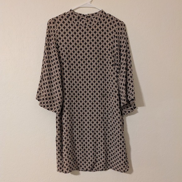 Richard Allen x H&M Women's A-Line Mini Shift Dress Size 4 Retro Geometric Print - Picture 1 of 7